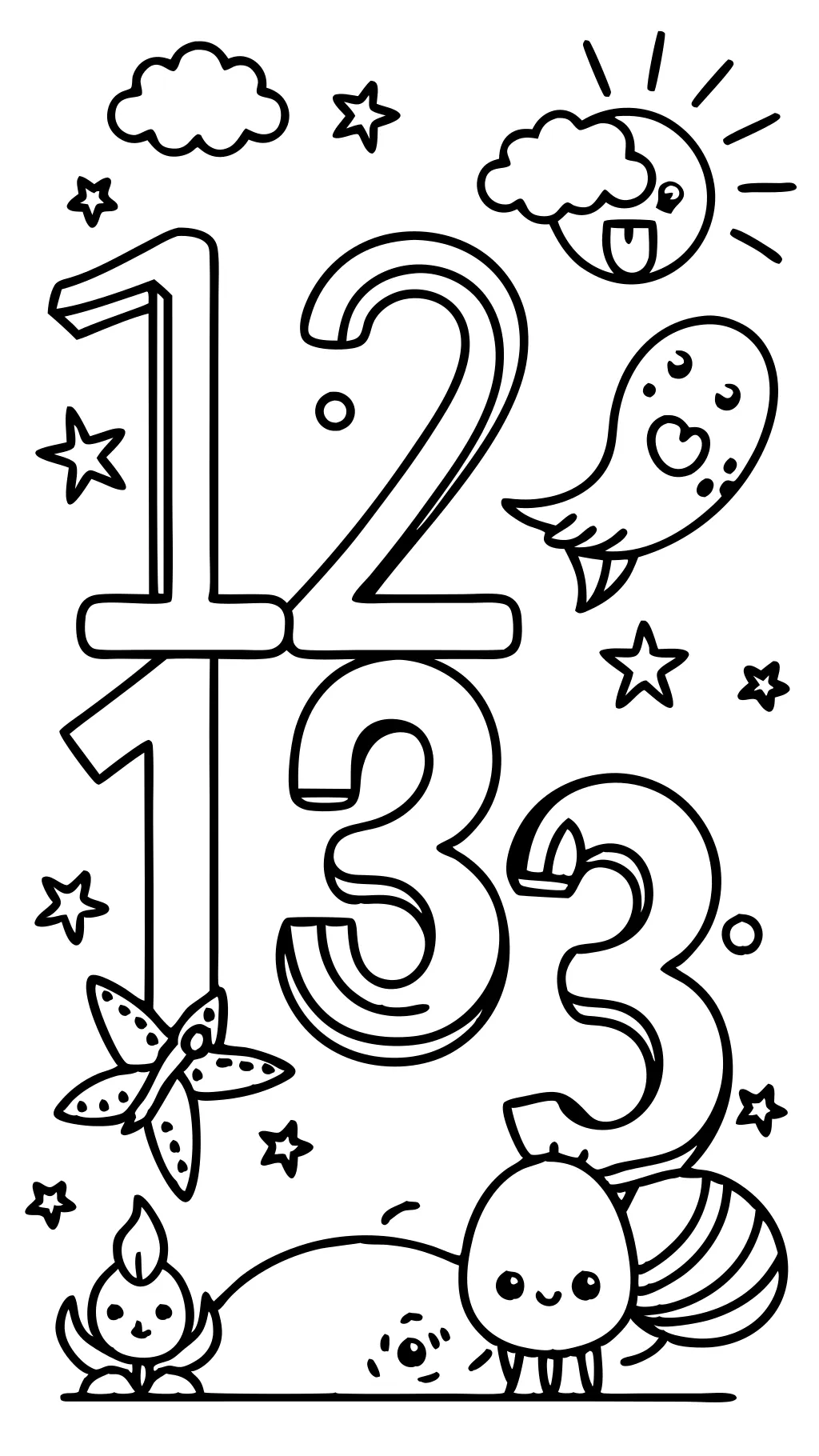 123 coloring pages